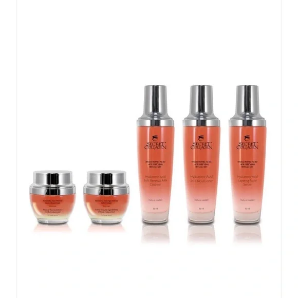 Hyaluronic Acid Age-Defying Ritual Set from Secret Collagen SkincareMSRP $3800